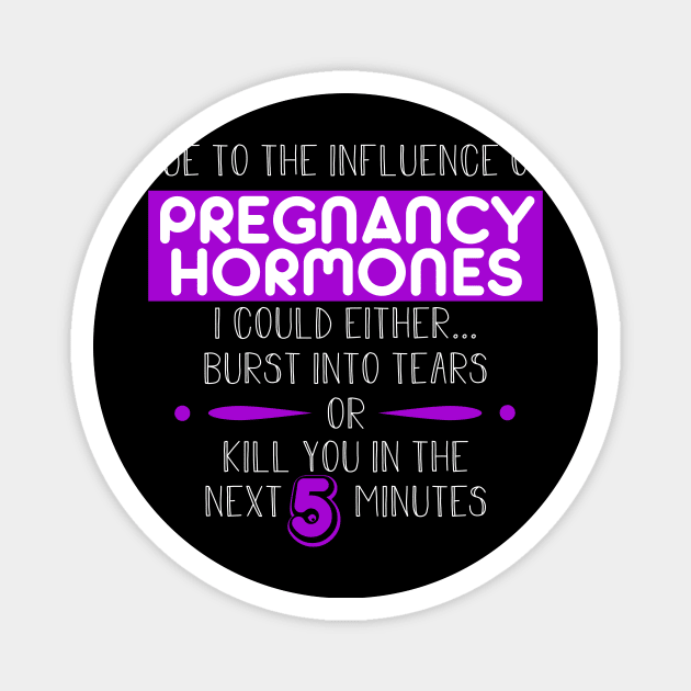 Pregnancy Hormones Magnet by Imutobi